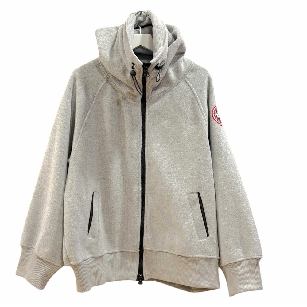 Canada Goose Women’s Kind Fleece Chilliwack Bomber Mist Grey Size XL - Picture 9 of 15